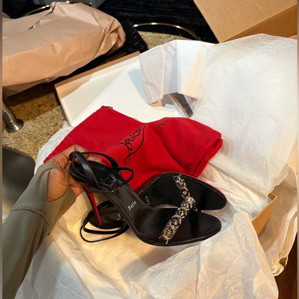 Christian Louboutin Loubigirl Chain Heels